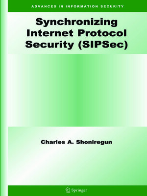 cover image of Synchronizing Internet Protocol Security (SIPSec)